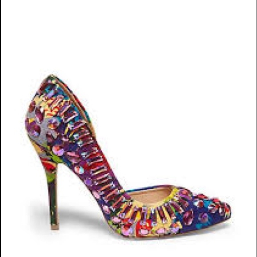 Steve Madden Galactik Multi-colored Pump Heels 6.5